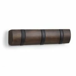 Umbra Flip Garderobenhaken M - 30x4x7 Cm - Black/Walnut