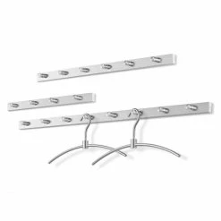 ZACK ACCOLO Garderobenleiste Mit 6 Haken - Länge 60 Cm - Edelstahl -qeeboo shop unnamed file 576