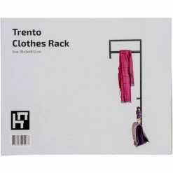 House Nordic Trento Kleiderstange Mit Schwenkarm - 30x3x82 Cm - Schwarz -qeeboo shop unnamed file 600