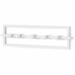 Umbra Cubiko Wandgarderobe 5 Haken - 53x6x15 Cm - White -qeeboo shop unnamed file 607