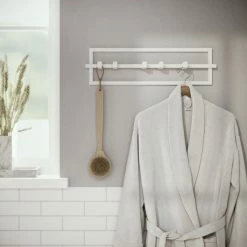 Umbra Cubiko Wandgarderobe 5 Haken - 53x6x15 Cm - White -qeeboo shop unnamed file 609