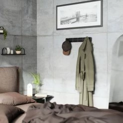 Umbra Flip 5 Wandhaken-Garderobe - 51x6x3 Cm - Black -qeeboo shop unnamed file 621