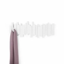 Umbra Stäbchen Garderobenhaken - 49x18 Cm - Tiefe 3 Cm - White -qeeboo shop unnamed file 628