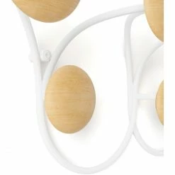 Umbra Dotsy 7 Wandhaken-Garderobe - 43x10x17 Cm - White/natural 8 Umbra Dotsy 7 Wandhaken-Garderobe - 43x10x17 Cm - White/natural -qeeboo shop unnamed file 634