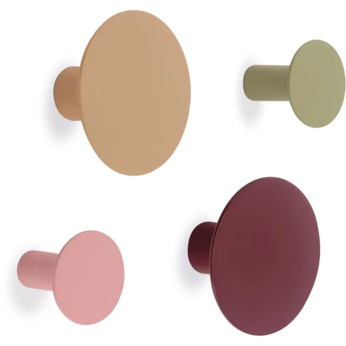 Remember Wandhaken-Set 4-teilig - 2 X Ø 4,7 Cm - Tiefe 4,7 Cm Und 2 X Ø 8,3 Cm - Tiefe 4,7 Cm - Fuchsia 1 Remember Wandhaken-Set 4-teilig - 2 X Ø 4,7 Cm - Tiefe 4,7 Cm Und 2 X Ø 8,3 Cm - Tiefe 4,7 Cm - Fuchsia