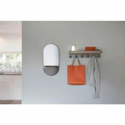 Remember Wandgarderobe Mit Ablage - 60x11,8x13,0 Cm - Taupe 5 Remember Wandgarderobe Mit Ablage - 60x11,8x13,0 Cm - Taupe -qeeboo shop unnamed file 644