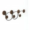 Umbra Dotsy 7 Wandhaken-Garderobe - 43x10x17 Cm - Black/walnut -qeeboo shop unnamed file 666