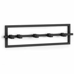 Umbra Cubiko Wandgarderobe 5 Haken - 53x6x15 Cm - Black -qeeboo shop unnamed file 679