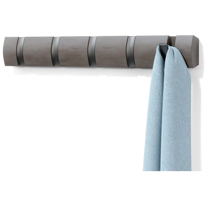 Umbra Flip Wandgarderobe - 51x6x3 Cm - Grey 3 Umbra Flip Wandgarderobe - 51x6x3 Cm - Grey – Bild 3