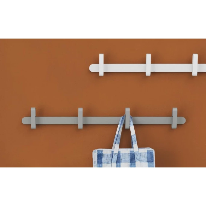 Normann Copenhagen Hoop Wandgarderobe - 10,5 X 81,5 X 5,3 Cm - White 2 Normann Copenhagen Hoop Wandgarderobe - 10,5 X 81,5 X 5,3 Cm - White – Bild 2