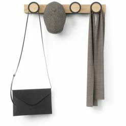 Umbra Hub Garderobenleiste - 50x5x7 Cm - Black/natural 7 Umbra Hub Garderobenleiste - 50x5x7 Cm - Black/natural -qeeboo shop unnamed file 719