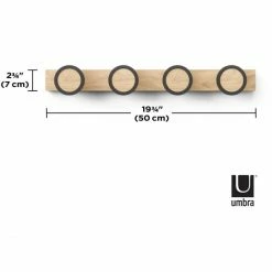 Umbra Hub Garderobenleiste - 50x5x7 Cm - Black/natural 11 Umbra Hub Garderobenleiste - 50x5x7 Cm - Black/natural -qeeboo shop unnamed file 723
