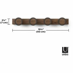 Umbra Hub Garderobenleiste - 50x5x7 Cm - Black/walnut 11 Umbra Hub Garderobenleiste - 50x5x7 Cm - Black/walnut -qeeboo shop unnamed file 729