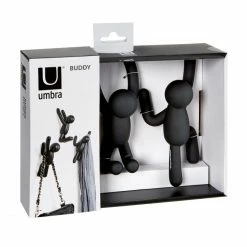 Umbra Buddy Haken 3er-Set - 25x19x8 Cm - Black -qeeboo shop unnamed file 73