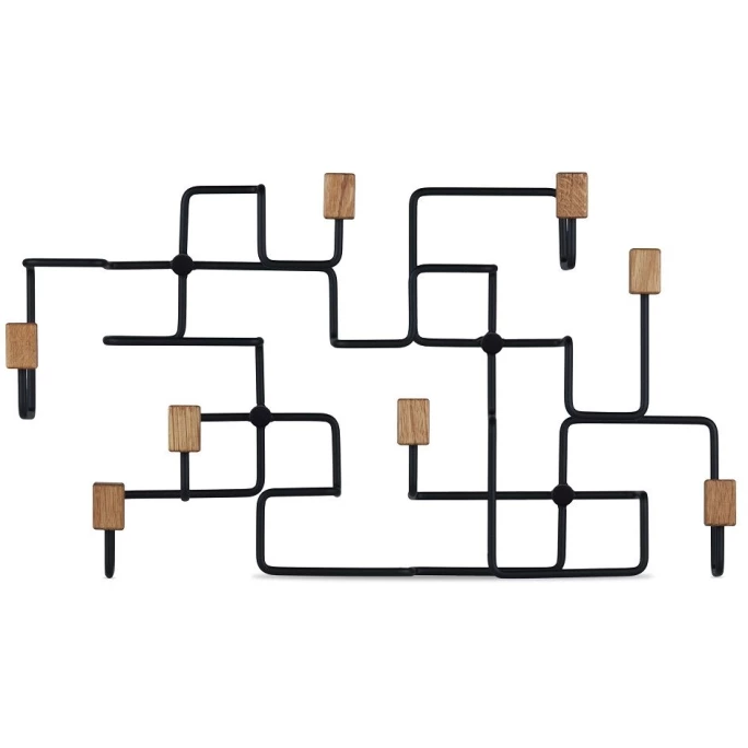 Gejst Design Gejst Underground Garderobe - 59x15,5x33 Cm - Oak/black 1 Gejst Design Gejst Underground Garderobe - 59x15,5x33 Cm - Oak/black