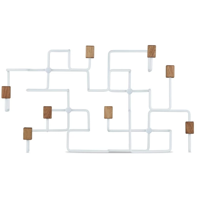 Gejst Design Gejst Underground Garderobe - 59x15,5x33 Cm - Oak/white 1 Gejst Design Gejst Underground Garderobe - 59x15,5x33 Cm - Oak/white