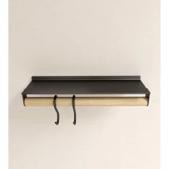 Lind DNA Bull SLIM RAILS Regal/Kleiderstange - 14x45 Cm - Black -qeeboo shop unnamed file 745