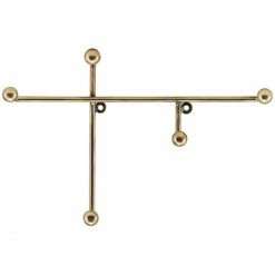 House Doctor Prea Wandgarderobe - 27x4x17 Cm - Messingfarben