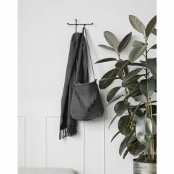 House Doctor Prea Wandgarderobe - 27x4x17 Cm - Mattschwarz -qeeboo shop unnamed file 766