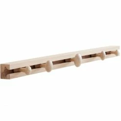 Applicata TRACK COAT RACK Garderobenleiste - Groß - Breite 90 Cm - Oak - Eiche Natur