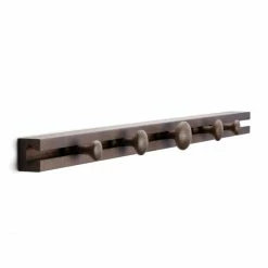 Applicata TRACK COAT RACK Garderobenleiste - Groß - Breite 90 Cm - Smoked Oak - Eiche Geräuchert