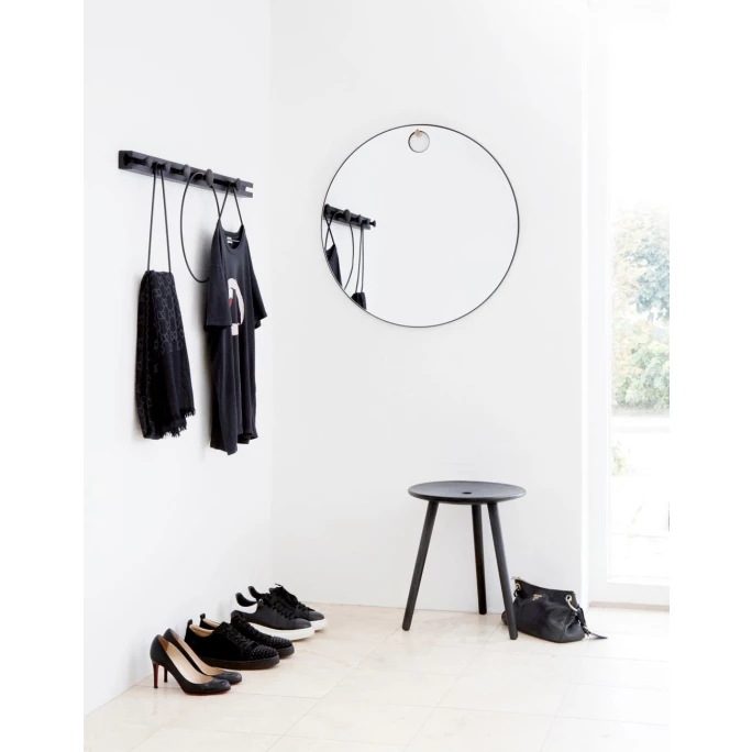 Applicata TRACK COAT RACK Garderobenleiste - Groß - Breite 90 Cm - Smoked Oak - Eiche Geräuchert 2 Applicata TRACK COAT RACK Garderobenleiste - Groß - Breite 90 Cm - Smoked Oak - Eiche Geräuchert – Bild 2