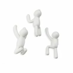 Umbra Buddy Haken 3er-Set - 25x19x8 Cm - White