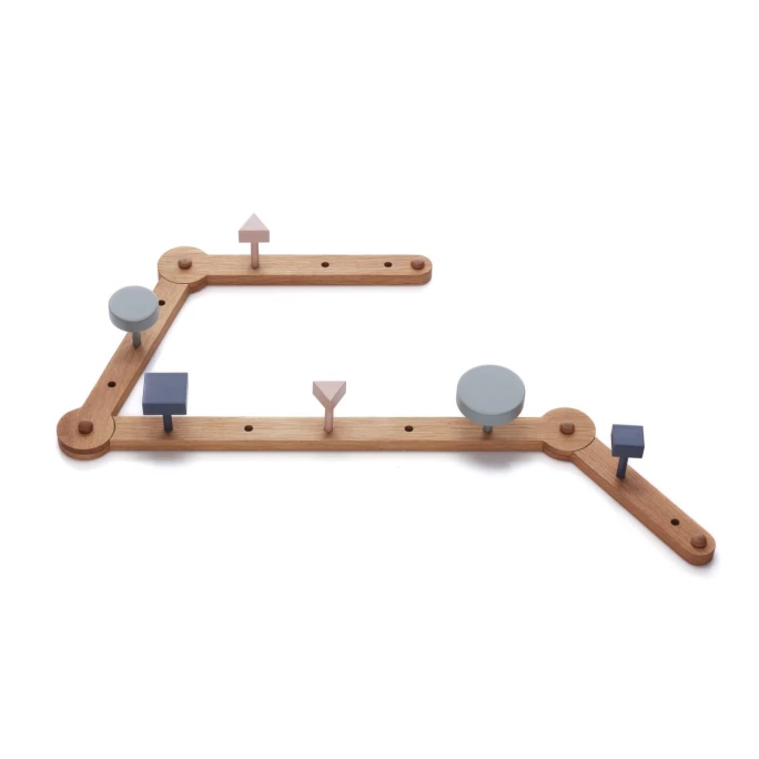 Applicata Cassiopeia Coat Rack Garderobe - Breite 143 Cm - H 9 Cm - Tiefe 7 Cm - Beech 3 Applicata Cassiopeia Coat Rack Garderobe - Breite 143 Cm - H 9 Cm - Tiefe 7 Cm - Beech – Bild 3