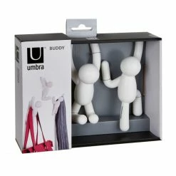 Umbra Buddy Haken 3er-Set - 25x19x8 Cm - White -qeeboo shop unnamed file 81