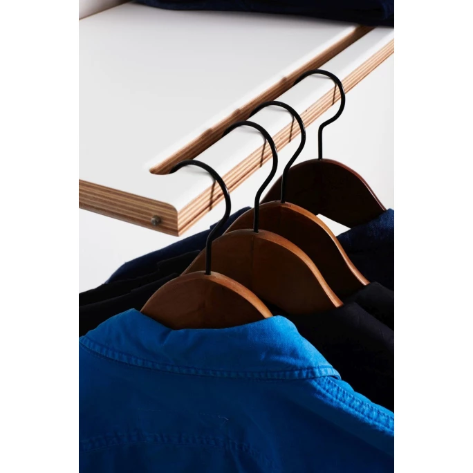 AMBIVALENZ Fläpps Hangrail Kleiderstange - H/B/T 40x80x30 Cm - Weiß 2 AMBIVALENZ Fläpps Hangrail Kleiderstange - H/B/T 40x80x30 Cm - Weiß – Bild 2