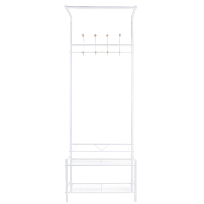 Leitmotiv Saturnus Garderobe - 64 X 30 X 177 Cm - White 1 Leitmotiv Saturnus Garderobe - 64 X 30 X 177 Cm - White