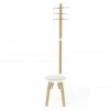Umbra PILLAR Garderobenständer Mit Hocker - 165x50x50 Cm - White-natural 4 Umbra PILLAR Garderobenständer Mit Hocker - 165x50x50 Cm - White-natural -qeeboo shop unnamed file 862