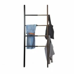 Umbra Hub Klamottenleiter - B 67 X T 4 X H 152 Cm - Black/Walnut -qeeboo shop unnamed file 911