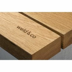 Weld & Co Eiche 01 Kleiderstange - S - B 90 Cm - T 40 Cm - H 170 Cm - Eiche Natur, Metall Schwarz -qeeboo shop unnamed file 921